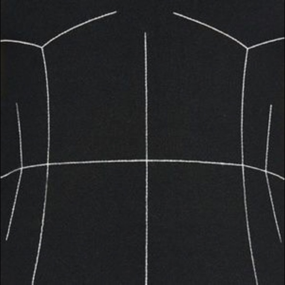 Zara White Topstitch Open Back Black Dress - Picture 8 of 9